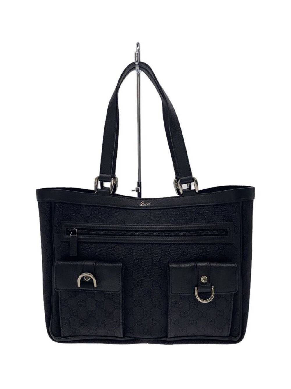 Gucci Abbey GG Tote Bag Black All over